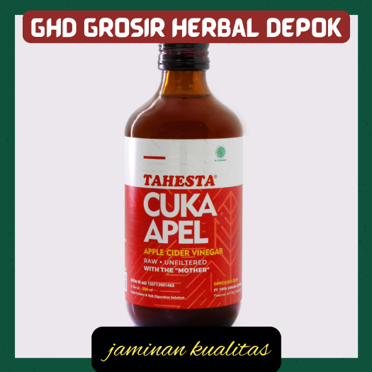 

Cuka Apel TAHESTA 320ml - Cuka Apel sari apel - Cider Vinegar Kolesterol Diabetes Diet Sehat