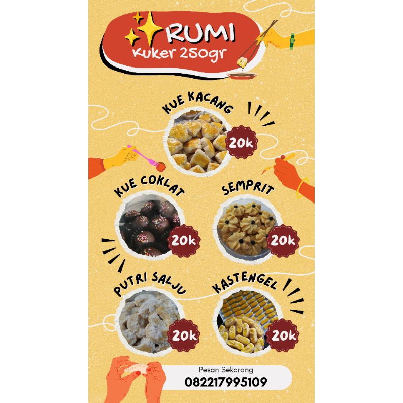 

kue kering Lebaran Rumi kuker