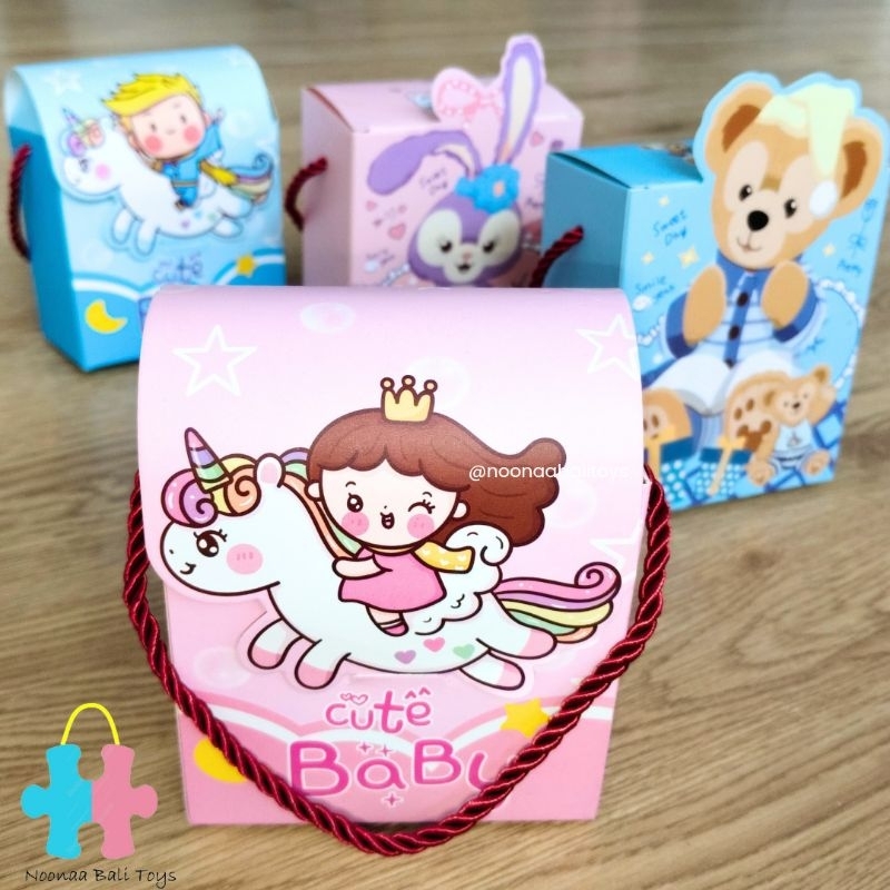 

Mini Goodie Box Paper Bag Souvenir Ulang Tahun Anak
