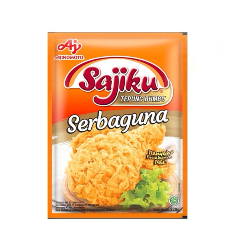 

AJINOMOTO SAJIKU TEPUNG BUMBU SERBAGUNA 220GR