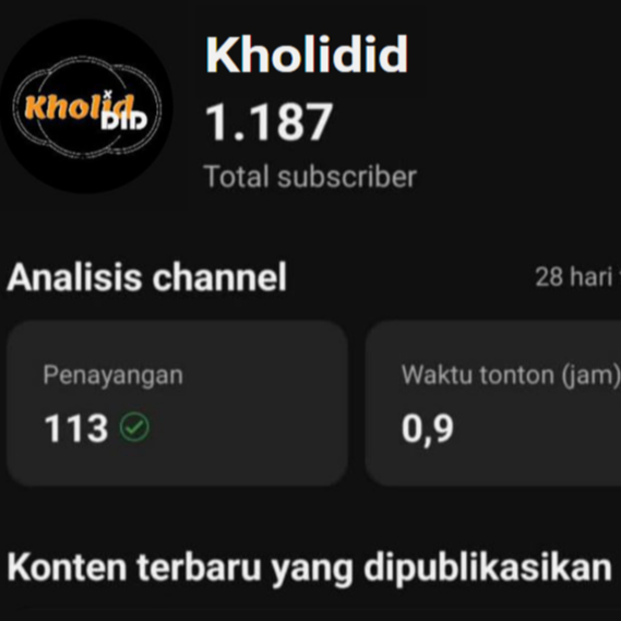 Akun Youtube 1000 subscriber siap monetisasi