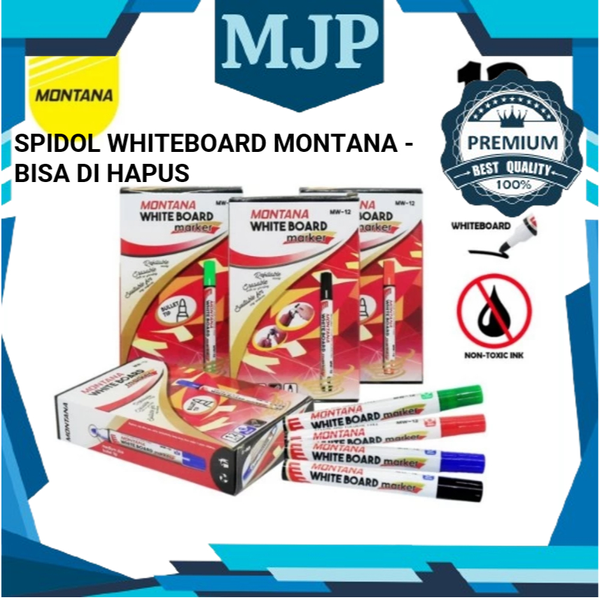 

SPIDOL WHITEBOARD MONTANA - SPIDOL BISA DI HAPUS BY MJP MART