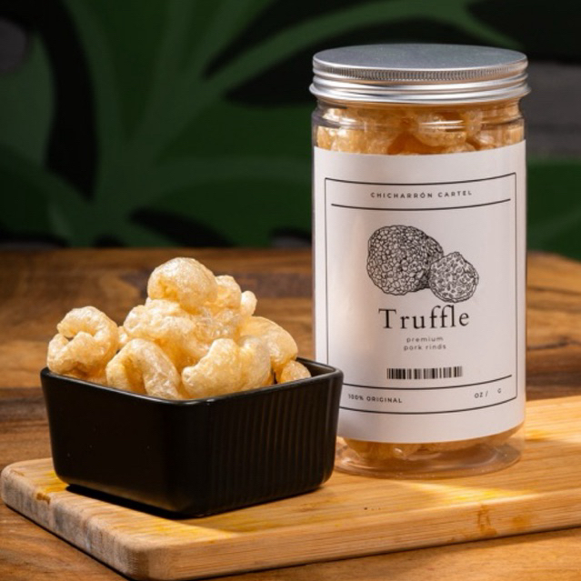 

Kerupuk Kulit Babi Premium Artisanal (Truffle)(M)