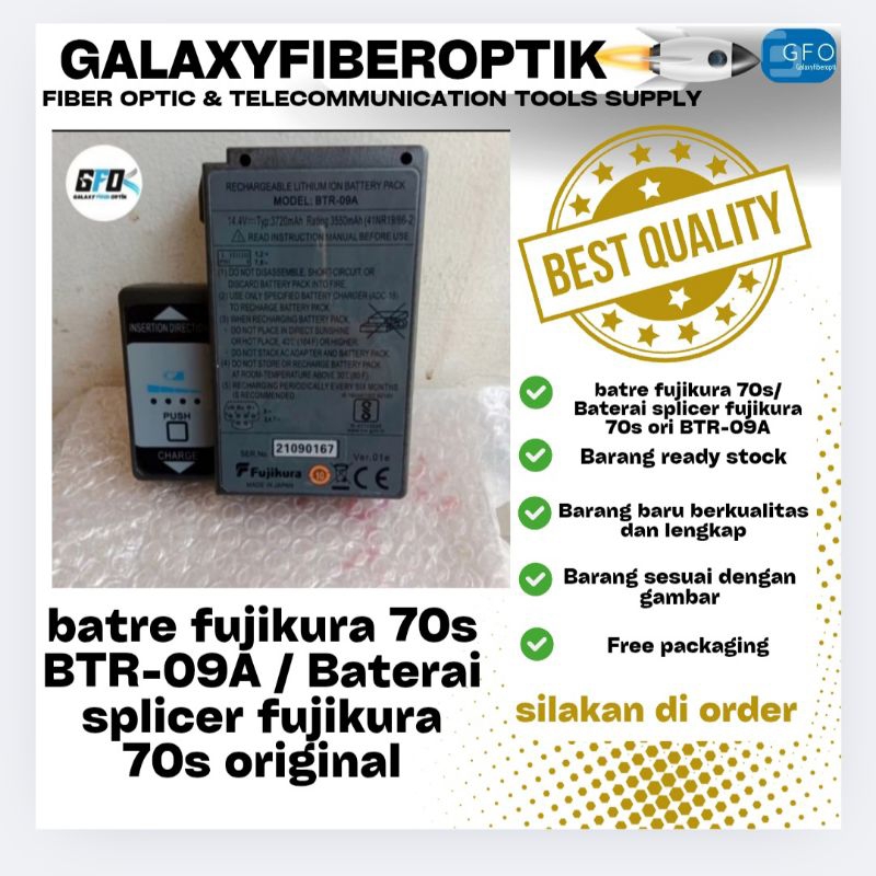 batre fujikura 70s/ Baterai splicer fujikura 70s original BTR-09