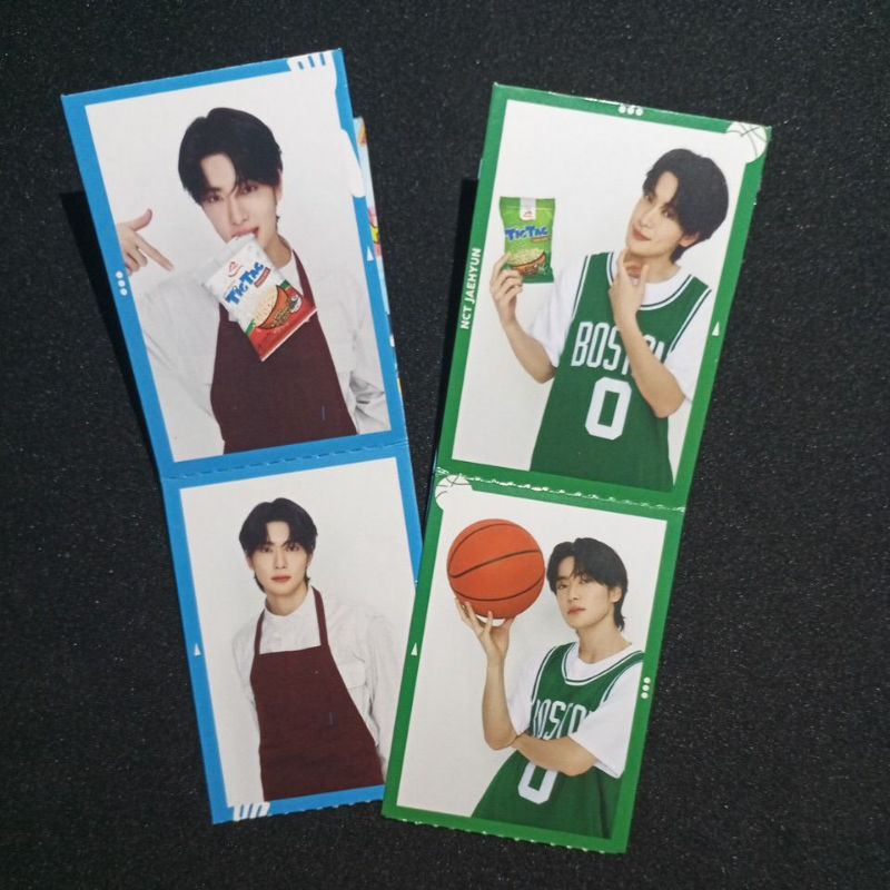 Tictac x Jaehyun photocard official 4 cuts murah meriah