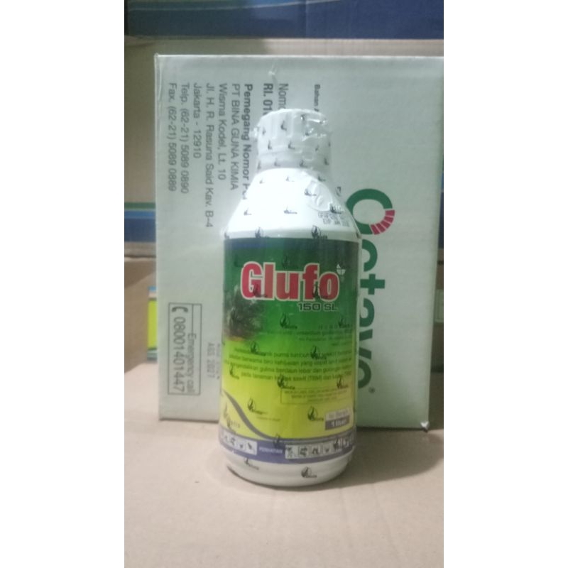 HERBISIDA GLUFO 150 SL KEMASAN 1 LITER SPESIALIS RUMPUT LULANGAN
