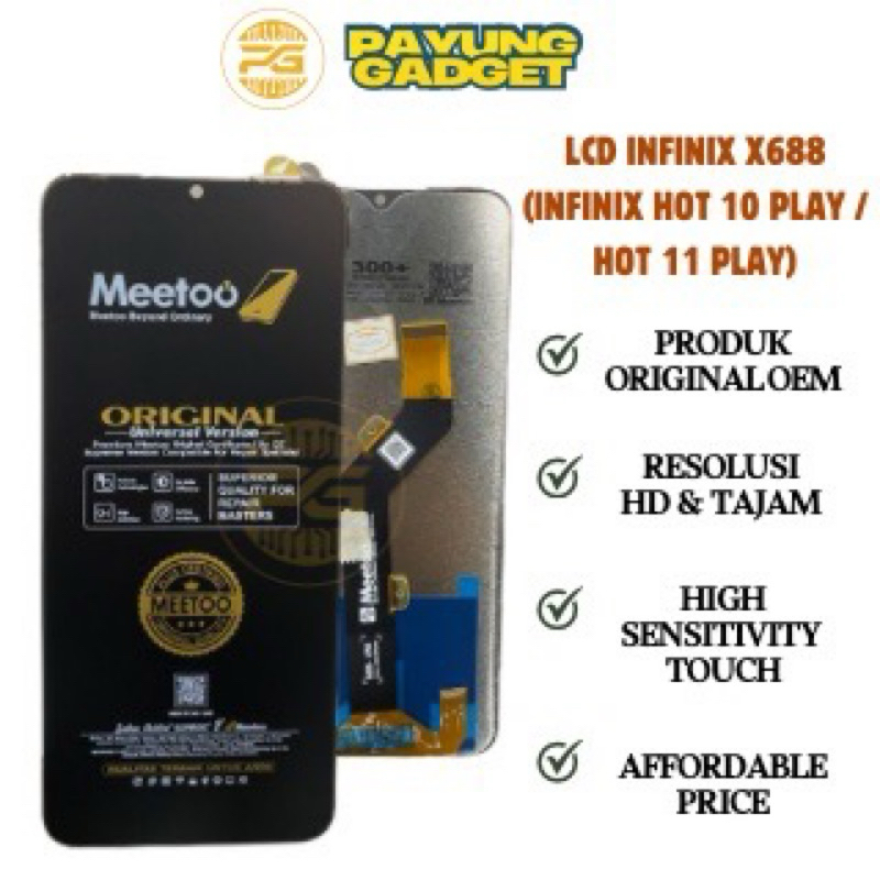 LCD INFINIX X688 (INFINIX HOT 10 PLAY / HOT 11 PLAY) ORIGINAL FULLSET