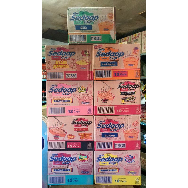 

mie sedaap cup perdus isi 12pcs