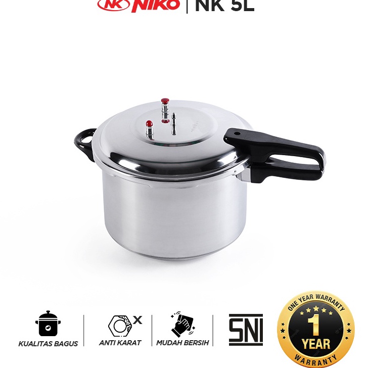 HJ6 Panci Presto NIKO NK5L l GARANSI RESMI