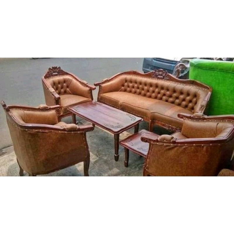 SOFA TAMU JATI LOUIS 3111 /KURSI TAMU JATI 3111