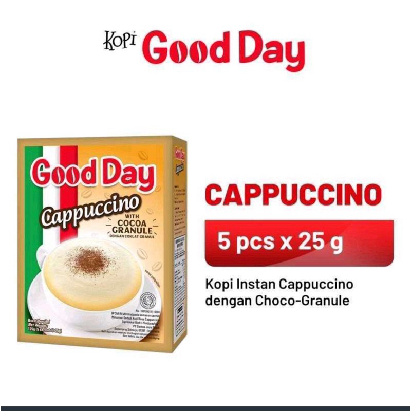 

Good Day Cappuccino 5sachet