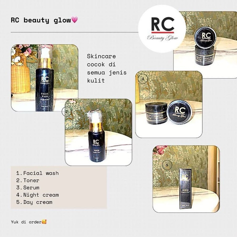 RC BEAUTY GLOW GLOW SKINCARE - ECERAN