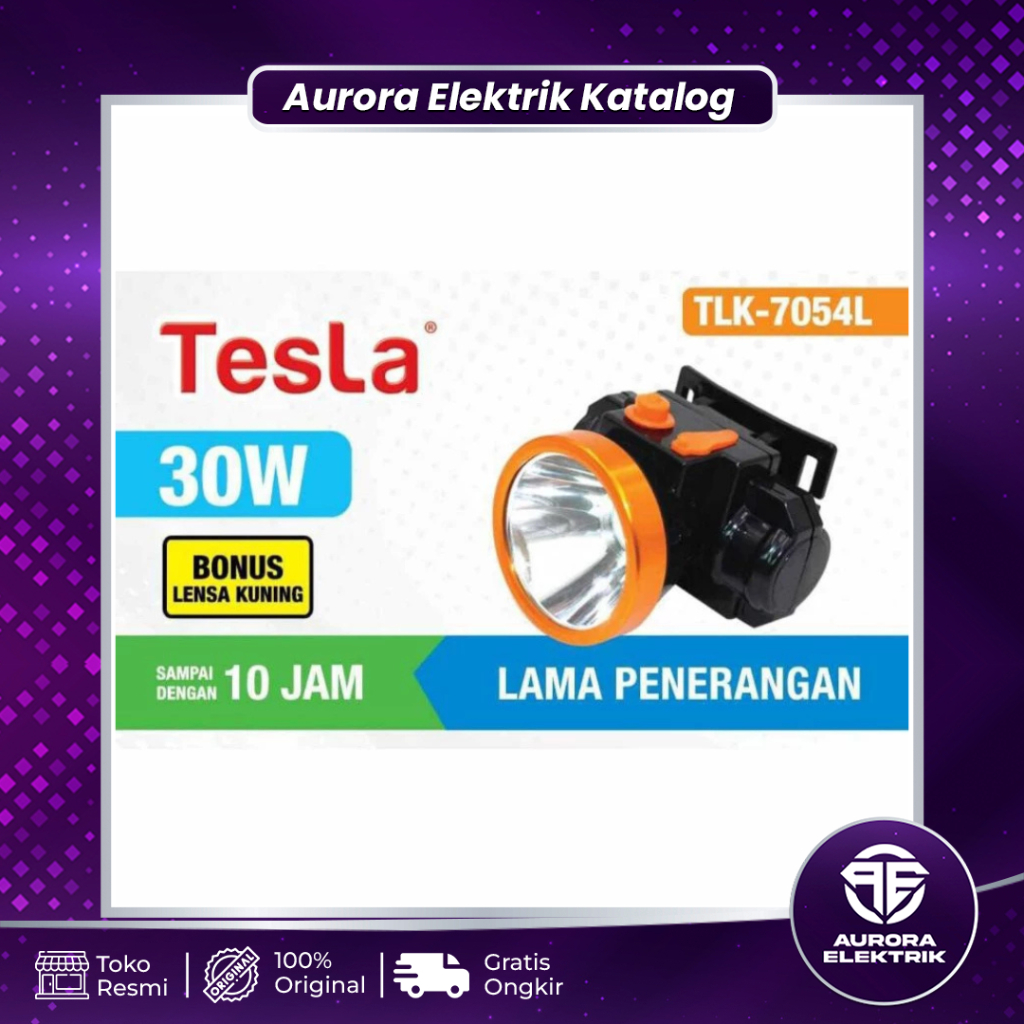 Senter Kepala TESLA 30 Watt