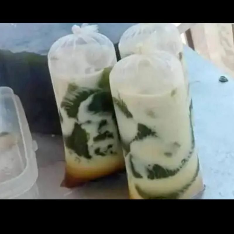 

paket es cincau organik gula aren 10 bungkus