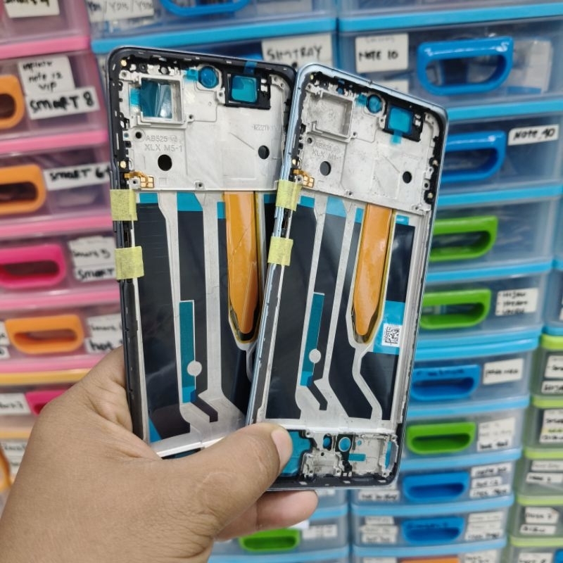frame lcd tatakan lcd tulang tengah middle realme 10 pro plus / realme 10 pro+ original