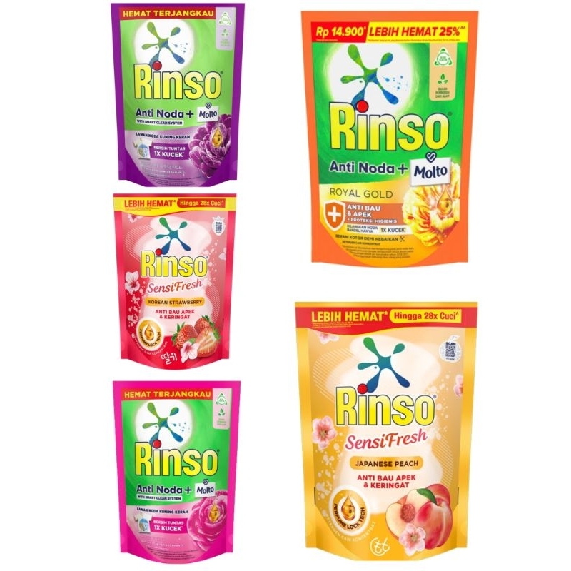 Rinso Deterjen Cair 510 ml Reffill // Deterjen Cair Rinso