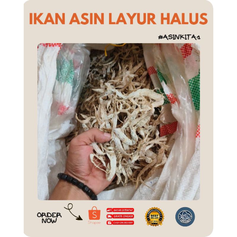 

COD Ikan Asin Layur halus/kering murah 1 kg