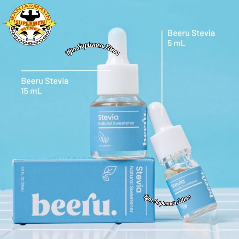 

Beeru Stevia Natural Sweetener - 15mL / 5mL Gula Diet Stevi Pemanis Alami Daun Stefia, BEERU STEVIA Sweetener Bpom - Gula Pemanis Stevia Tetes Cair Dari Daun Stefia Asli - Gula Diet stevi