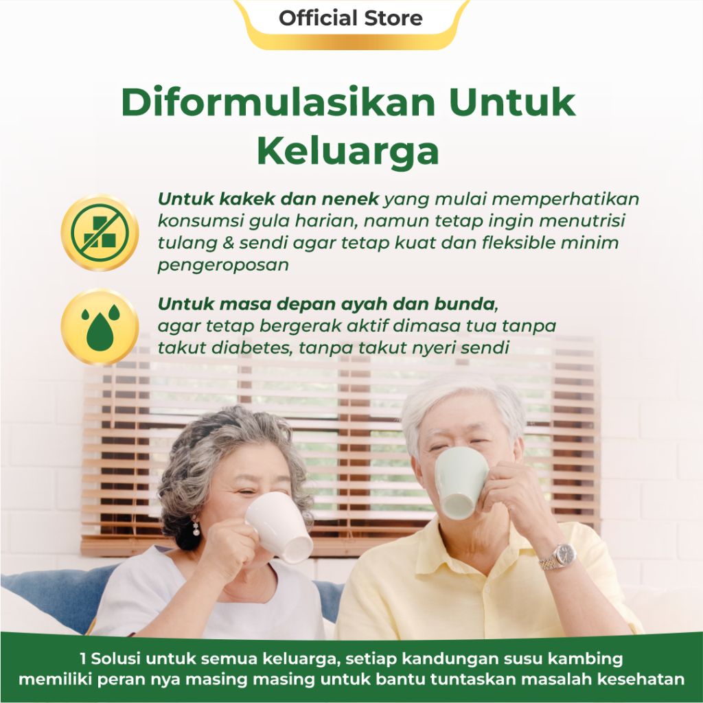 

New // Ternak Syams Goatme Non Sugar Rasa Vanilla 1Kg Premium Susu Kambing Tanpa Gula Aman Diabetes