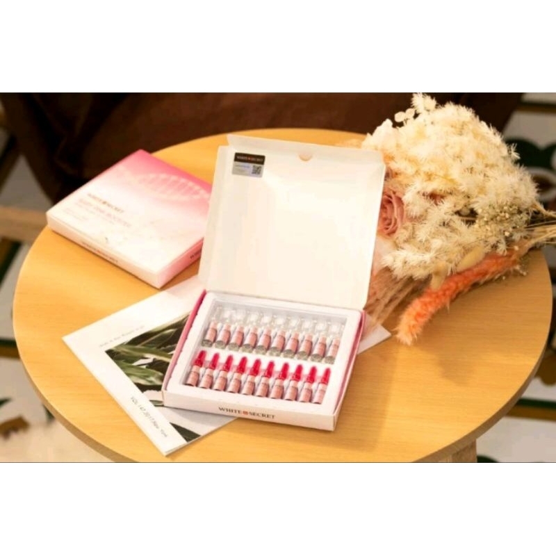 White Secret Skin BABY PINK BOOSTER | ORIGINAL Barcode