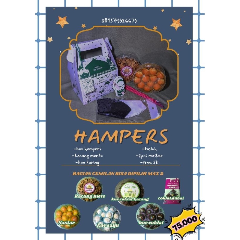 

HAMPERS PARCEL BOX RAMADHAN ISI KUE DAN CEMILAN