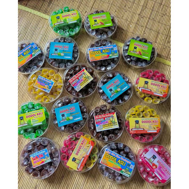 

Dodol asli Toples warna warni