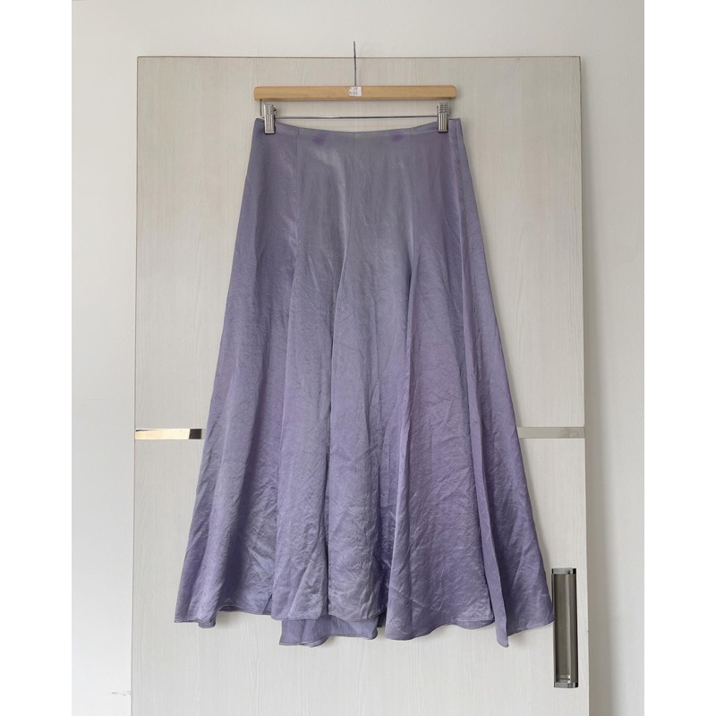 new with tag Vince satin skirt violet