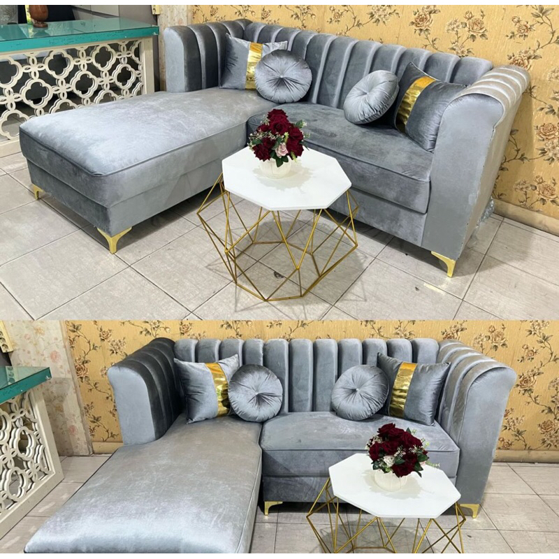 sofa L minimalis pekanbaru murah