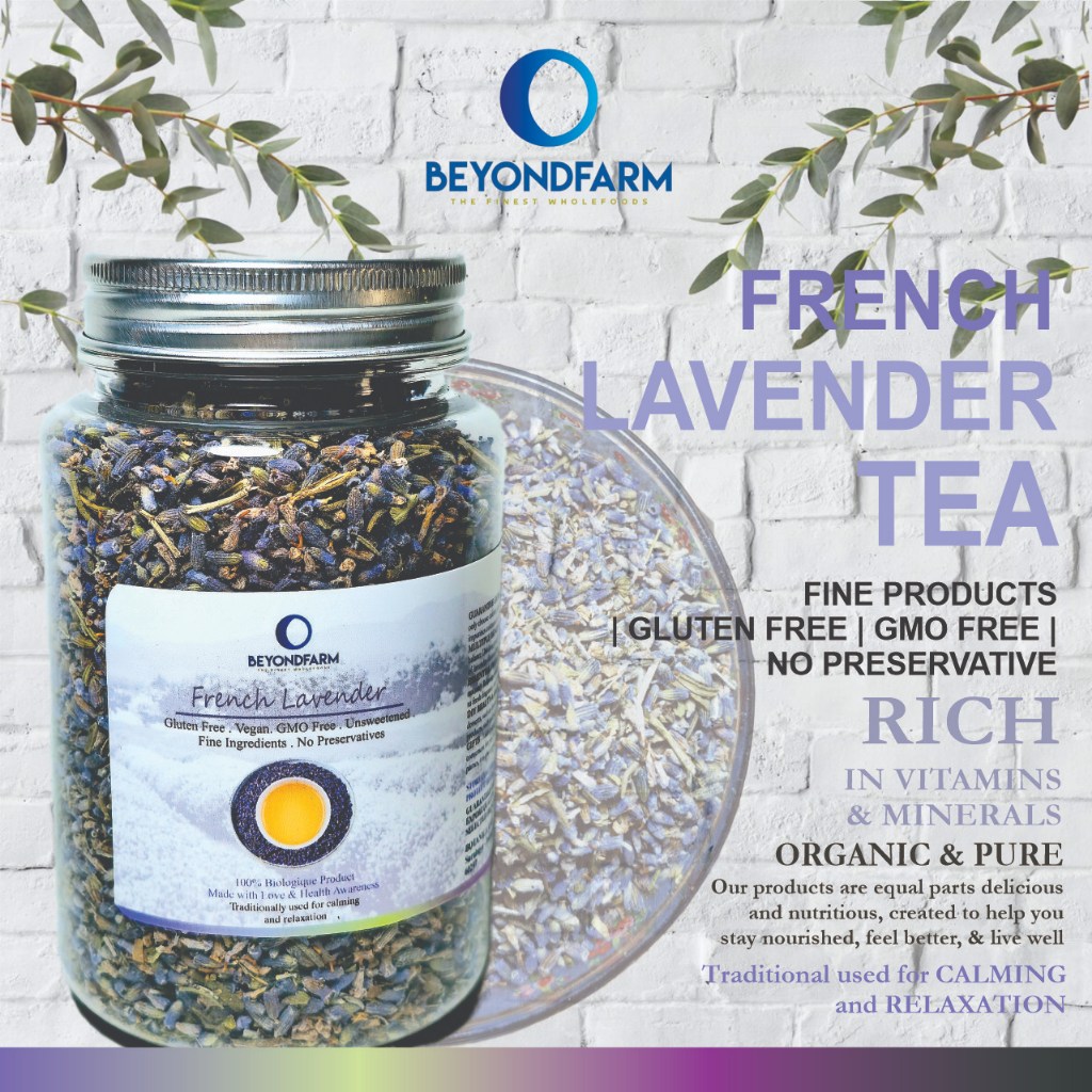 

BEYONDFARM French Lavender Flower Tea Import / Teh Bunga Lavender / Teh Insomnia 250 gr - 1 Kg
