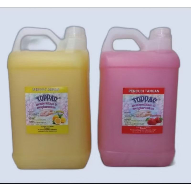 Sabun Cuci Tangan Toppas 5 liter