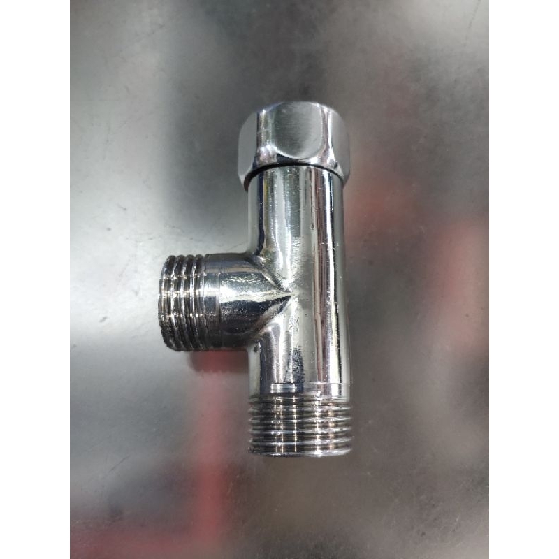 T NEPEL STAINLESS /SAMBUNGAN KRAN TEE/SAMBUNGAN SOCK SOCKET