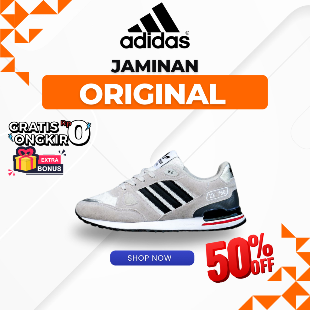 ADIDAS ZX750 GREY BLACK AUTH