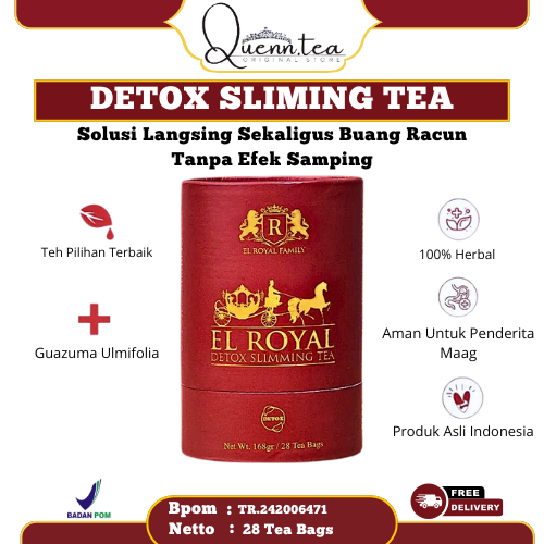

EL ROYAL Teh Detox Sliming Tea Paket Membantu Menurunkan Berat Badan Terbuat Dari Bahan Alami