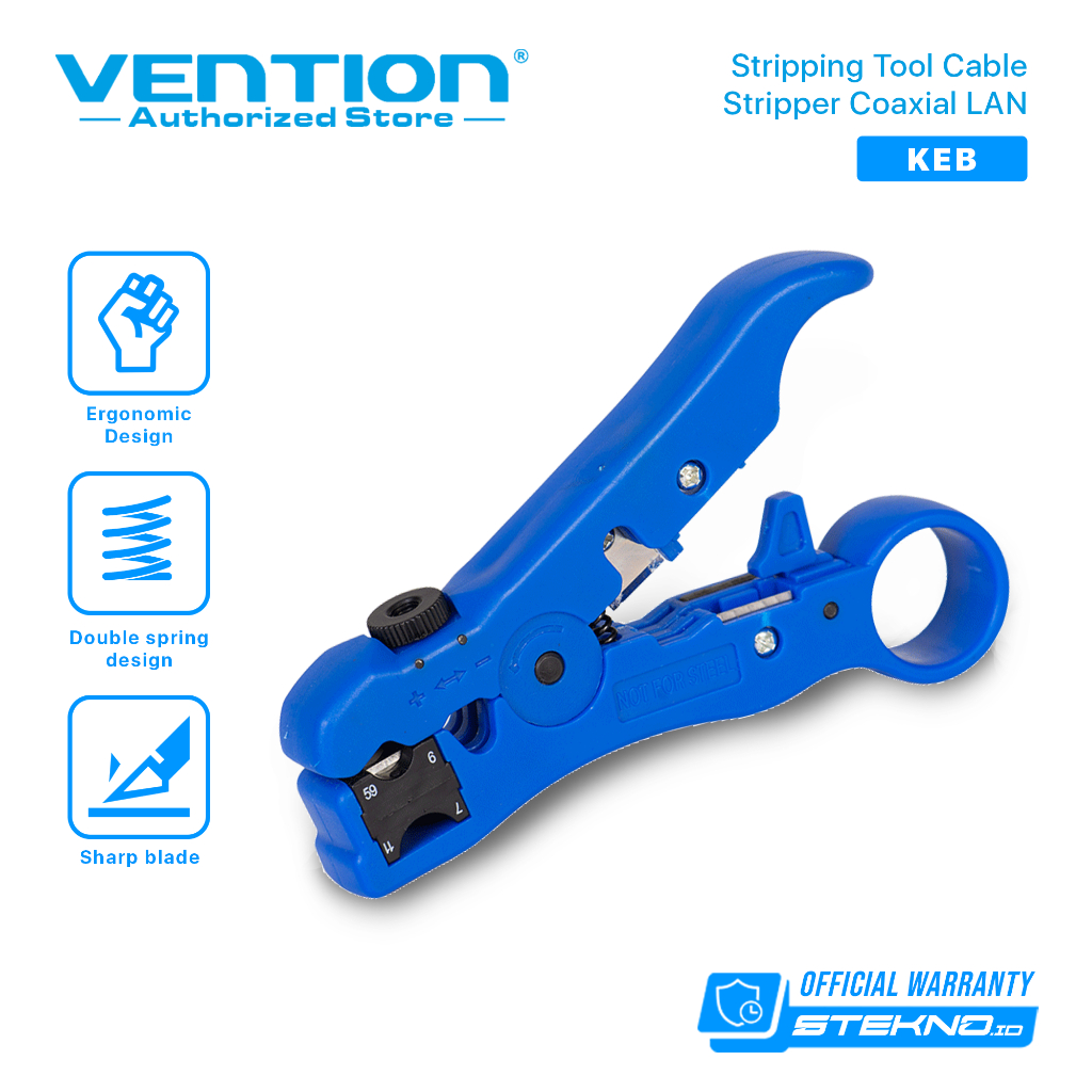 Vention Stripping Tool Cable Stripper Pengupas Kabel Coaxial LAN