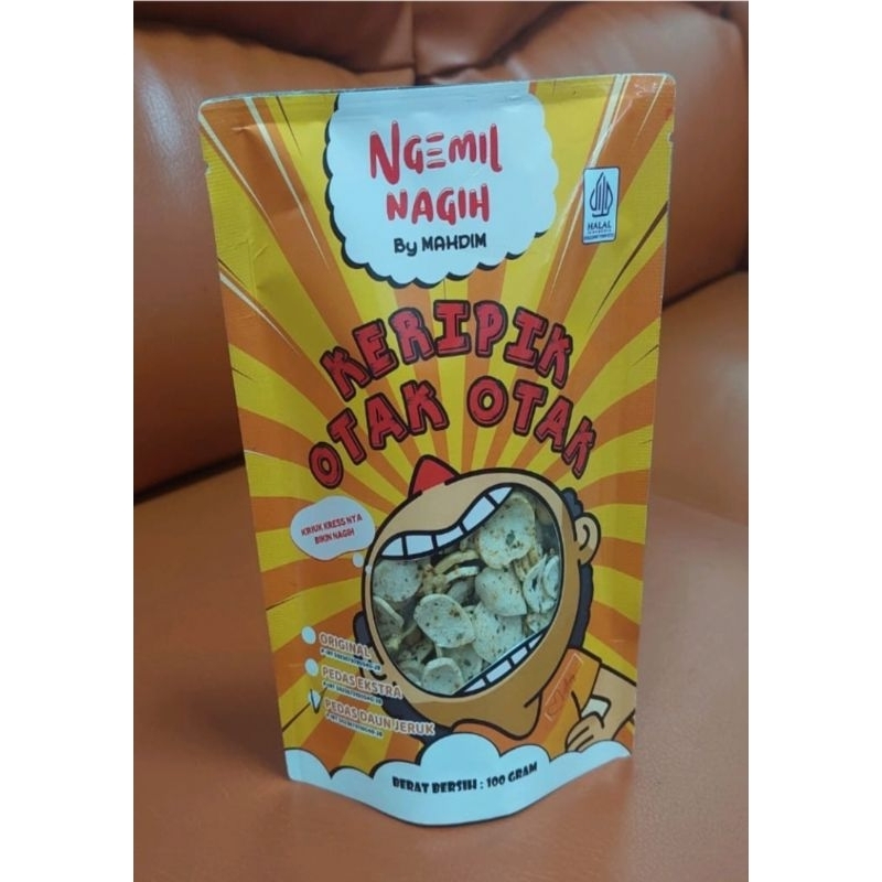 

Keripik Otak - Otak By Mahdim 100 gr