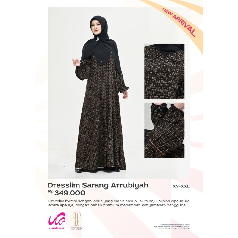 Dresslim Sarang Arrubiyah-Dress Sarimbit Dewasa Sarimbit dengan Keluarga Ayah Ibu Kakak Adik laki la
