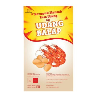 

Kerupuk Mentah Rasa Udang dan Rasa Bawang Cap UDANG BALAP 5kg