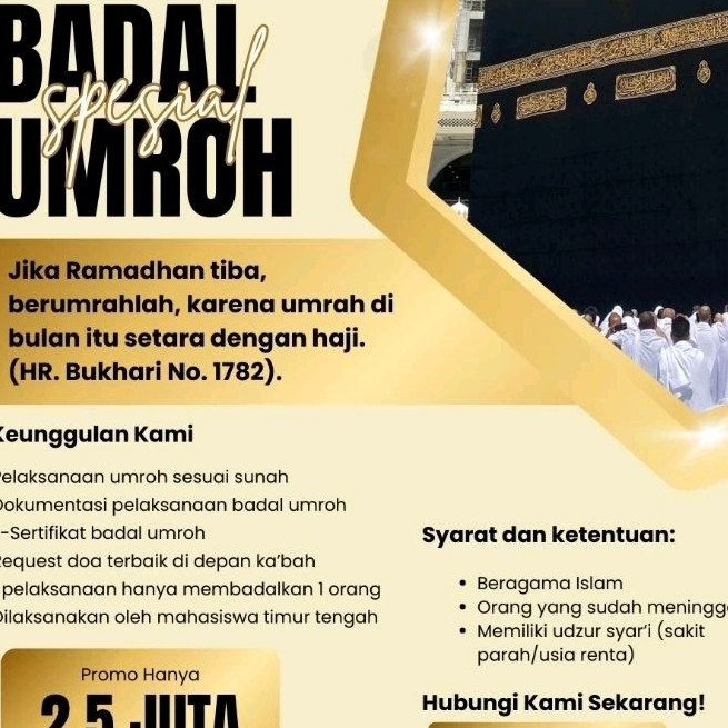 Badal Umroh Sesuai Sunnah