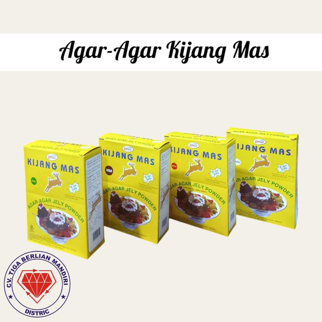

AGAR-AGAR KIJANG MAS SEMUA VARIAN/PACK ISI 12PCS