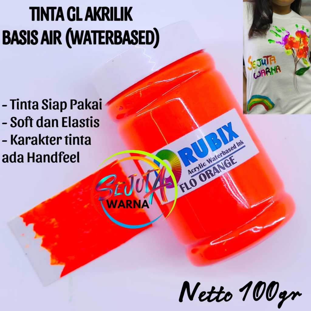 

TINTA RUBBER GL PASTA BASIS AIR CAT AKRILIK ORANGE STABILO FLO ORANGE 100GR
