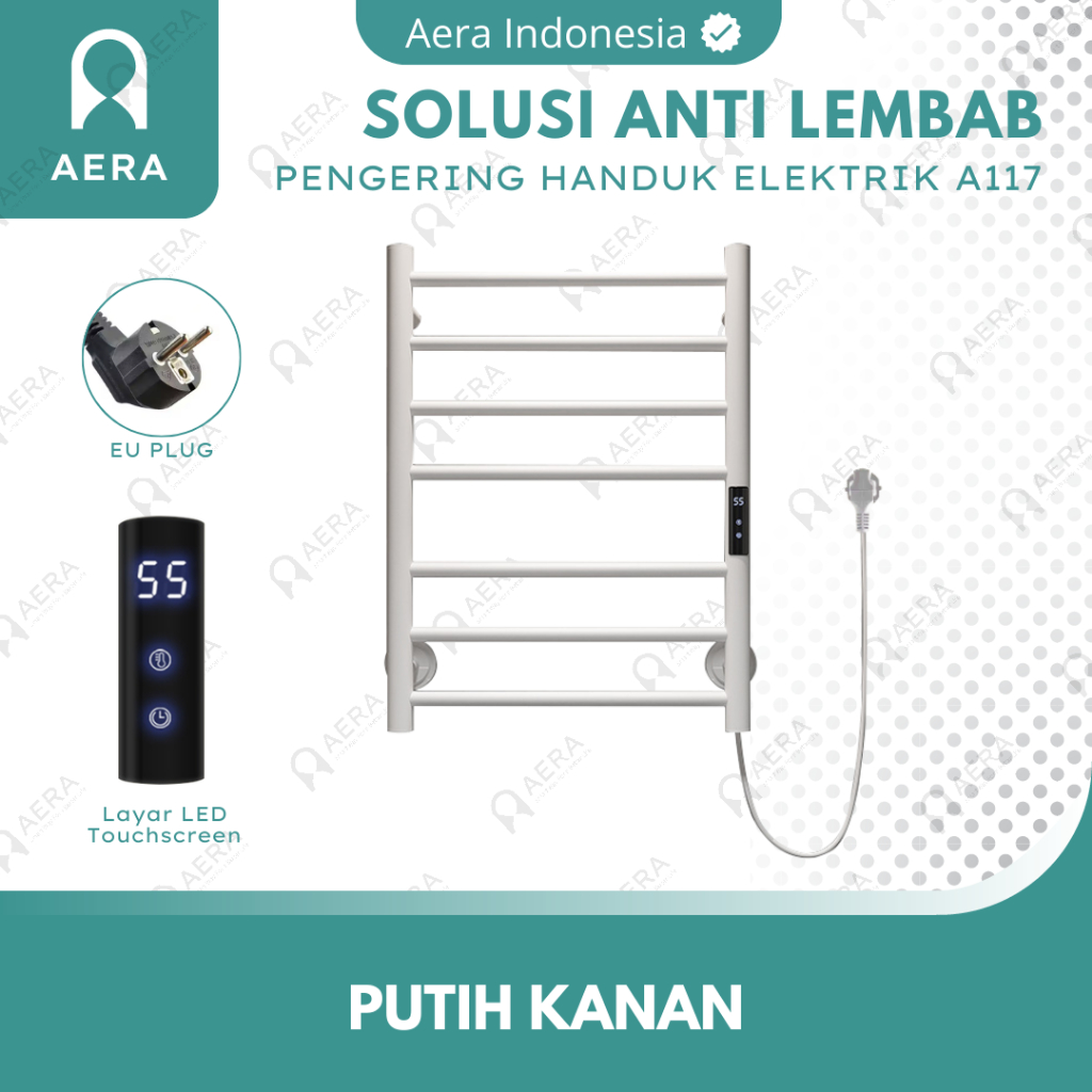Rak Pengering Handuk Smart Towel 150 Watt Stainless Steel - Electric Drying Rack