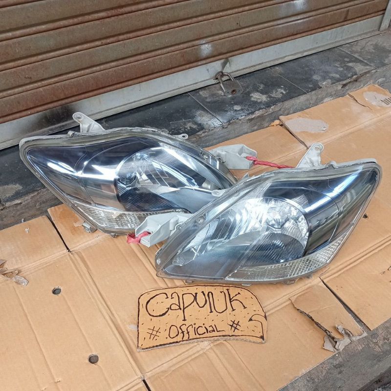 HEADLAMP VIOS GEN2 HID, CRUM LAPIS HITAM ORI