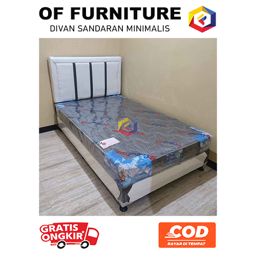 Divan dipan sandaran fullset kasur central foam minimalis