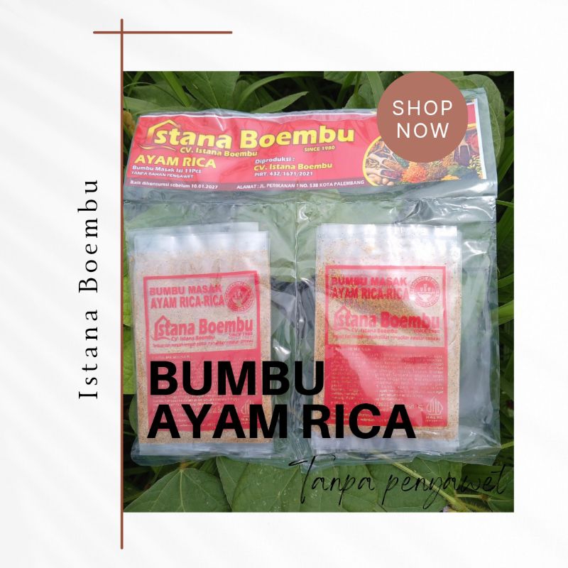

Bumbu ayam rica-rica Rempah Berkualitas Cap istana Tanpa bahan pengawet