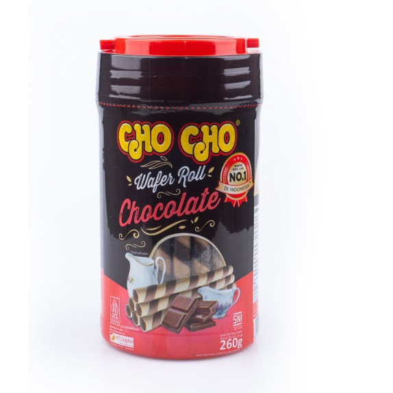 

CHO CHO WAFER STICK ROLL CHOCOLATE 260gr