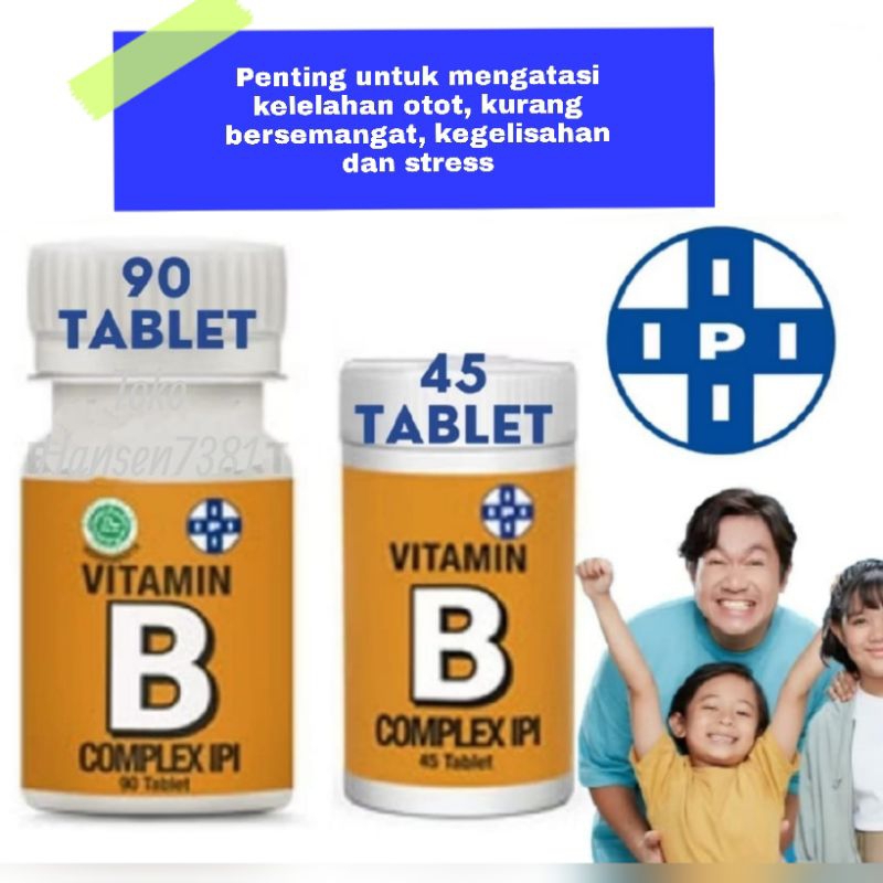 IPI Vitamin B Complex mengatasi kelelahan dan stress aman untuk ibu hamil