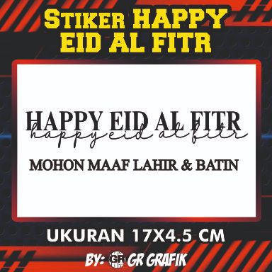 

STIKER HAPPY EID AL FITR/STIKER HARI RAYA/STIKER SOUVENIR/STIKER HAMPERS