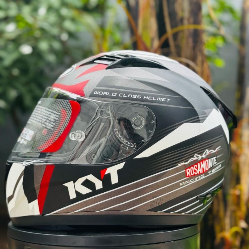 Helm KYT R10 Rosamonte Gunmet