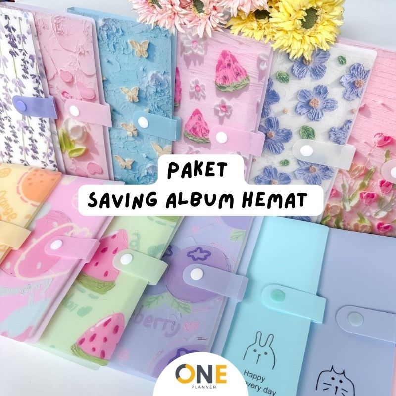 

PAKET SAVING ALBUM HEMAT, NOMER URUT 1-120, 1-240 dan target 2jt, 5jt, saving challenge