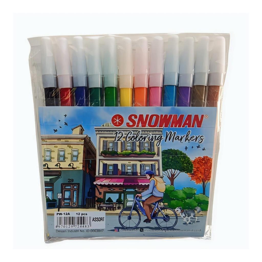 

SPIDOL 12 WARNA MERK SNOWMAN